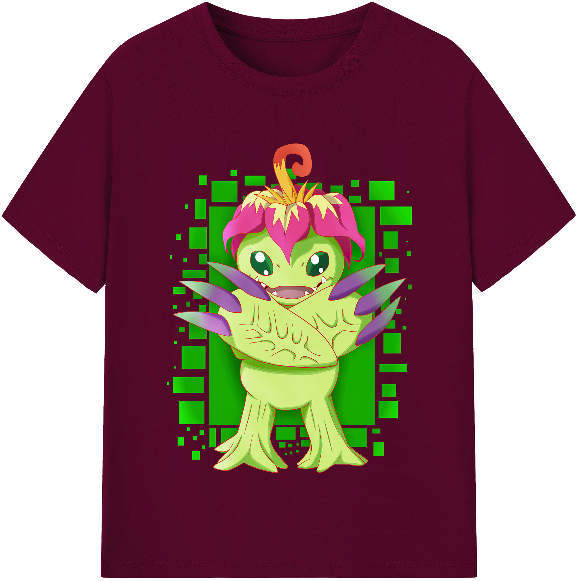 （画像用） Digimon デジタルモンスター/デジモン レディースカジュアルプリントTシャツ（綿100％）